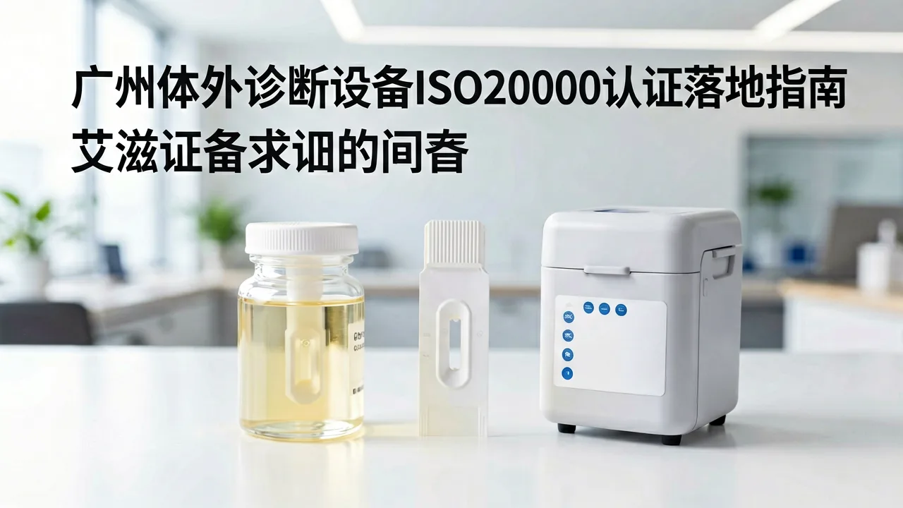 广州体外诊断设备ISO20000认证落地指南
